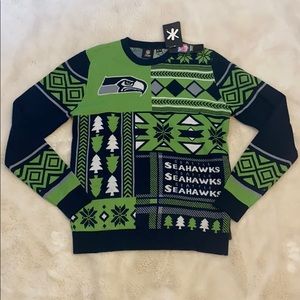 🎄🏈 NWT NFL Seahawks Sweater